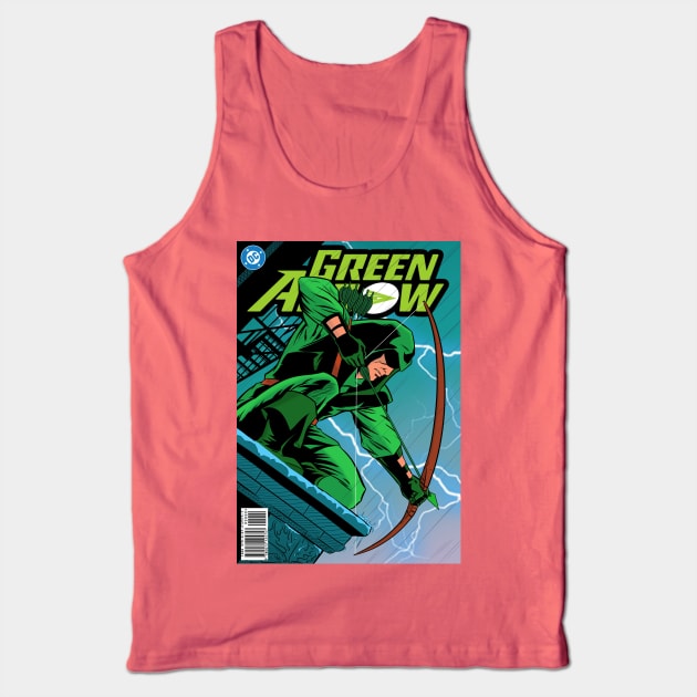 Green Arrow Tank Top by Jetnder